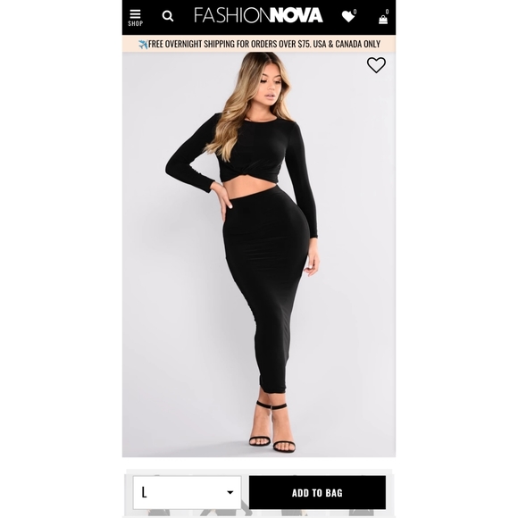 Fashion Nova Dresses & Skirts - Love Lane Skirt Set